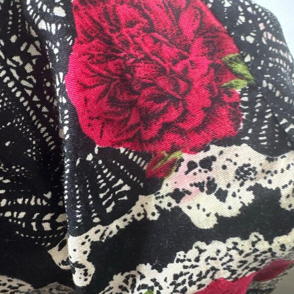 Vintage MORE Jazz Rayon Floral Blouse Top 18W‎ Button Front 80s 90s Bold Print - Picture 9 of 12